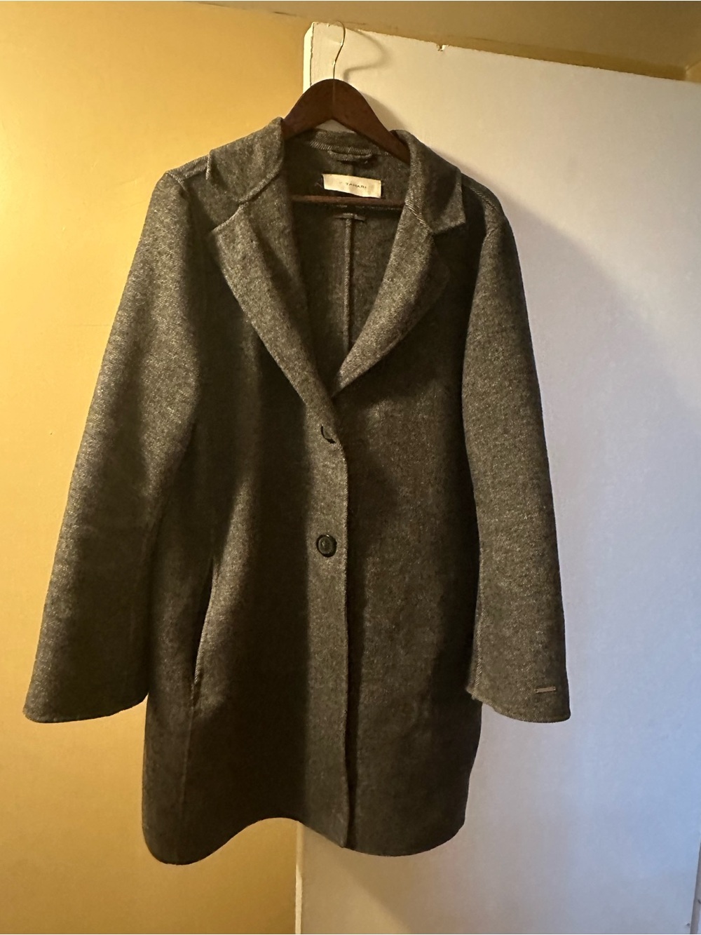 Tahari Handmade Wool Coat